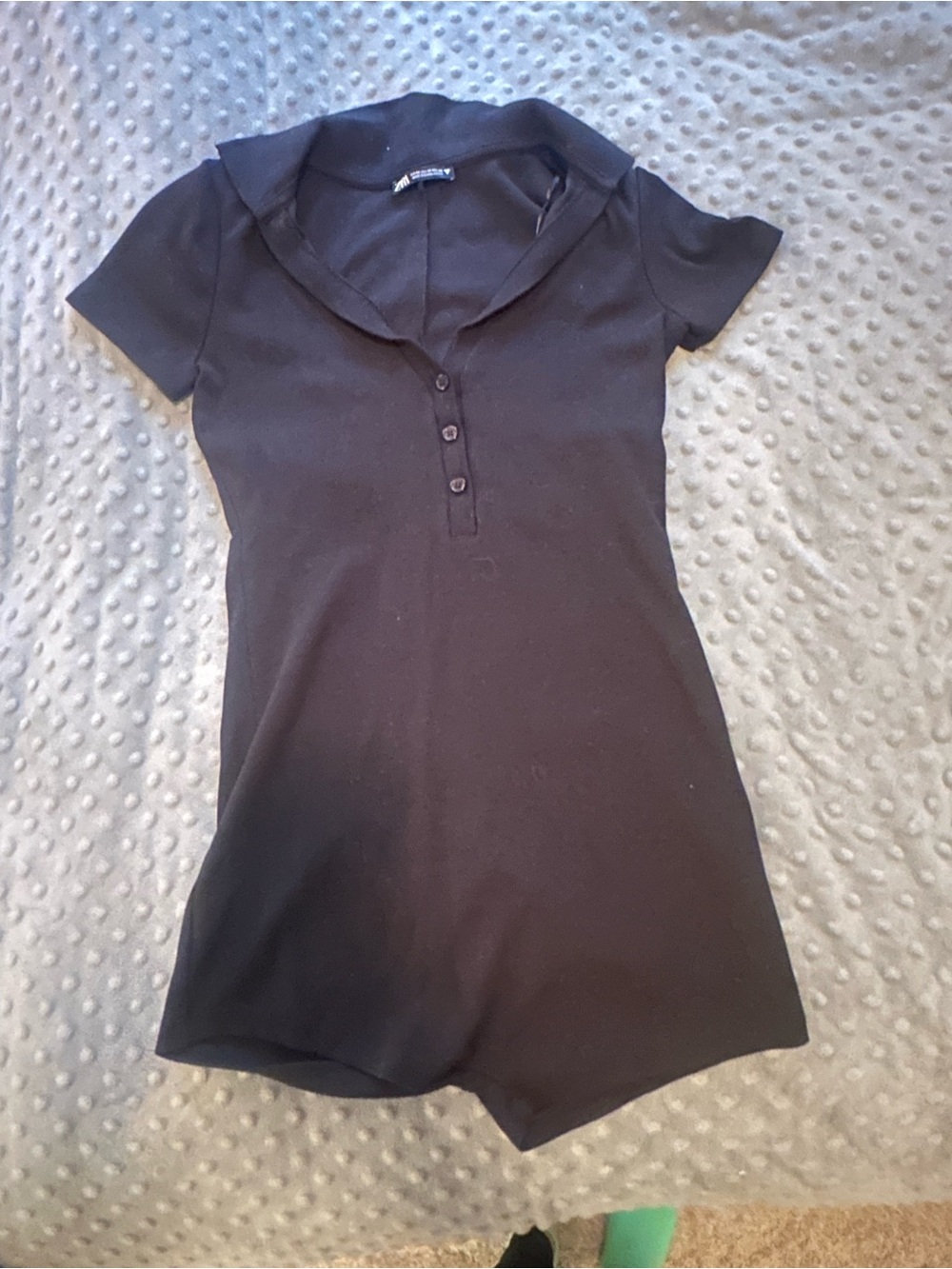 Zara Black Girls Polo Romper